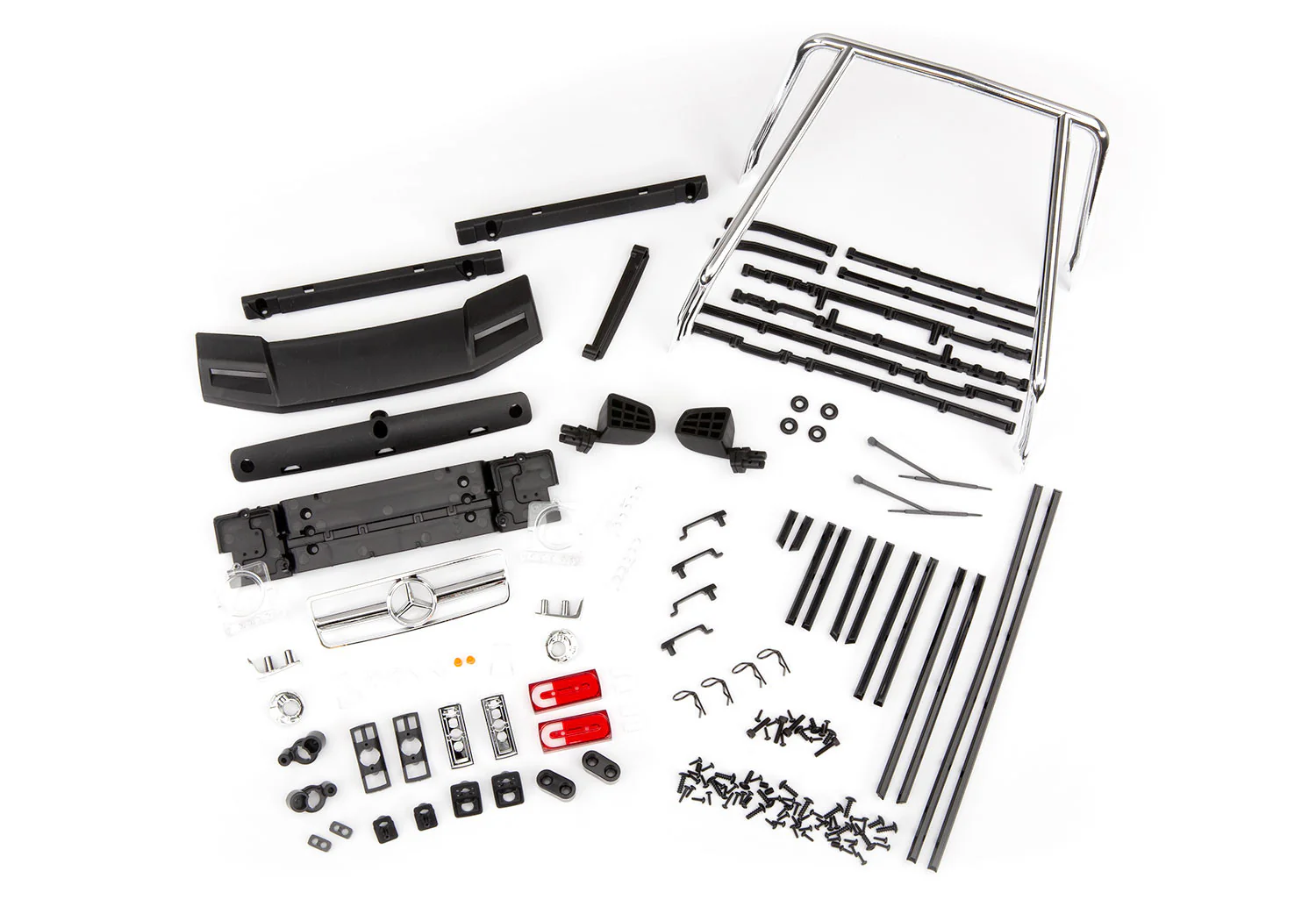 Traxxas Carrosserie Mercedes Benz Classe G63 Non Peinte TRX-4 8825 - Image 2