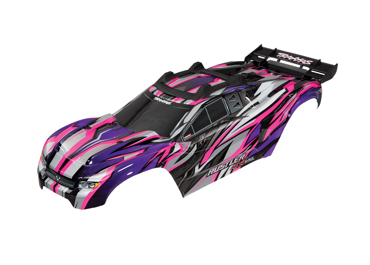 Traxxas Carrosserie Rustler 4X4 Rose 6717P