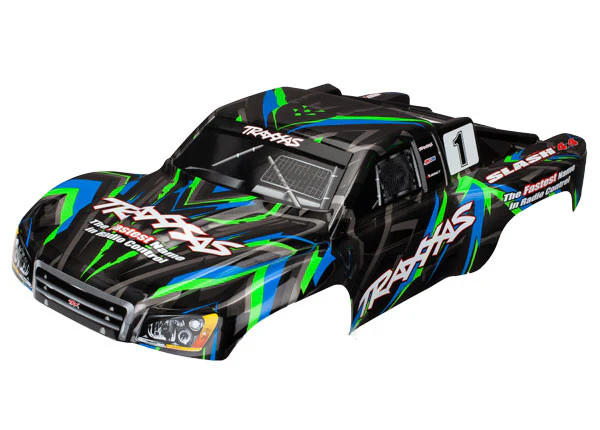 Traxxas Carrosserie Slash 4x4 Verte 6816G