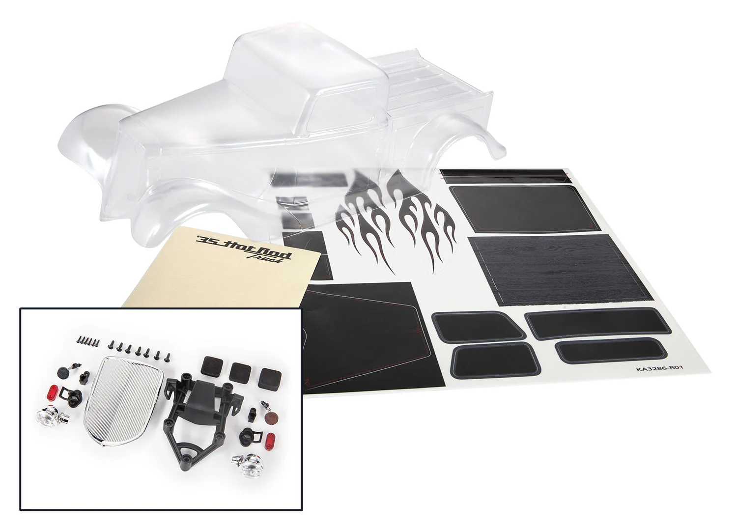 Traxxas Carrosserie Transparente Hot Rod Truck 9335 - Image 3