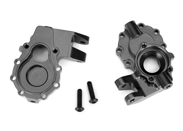Traxxas Carter de sortie de pont intérieur avant Alu Gris 8252A