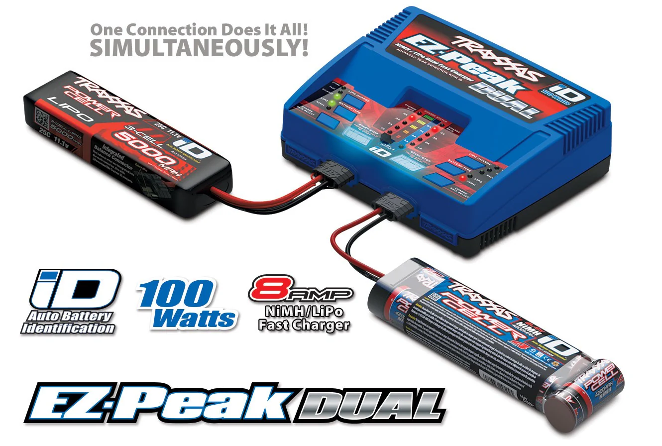 Traxxas Chargeur EZ-Peak Dual iD 100W 2972GX - Image 3