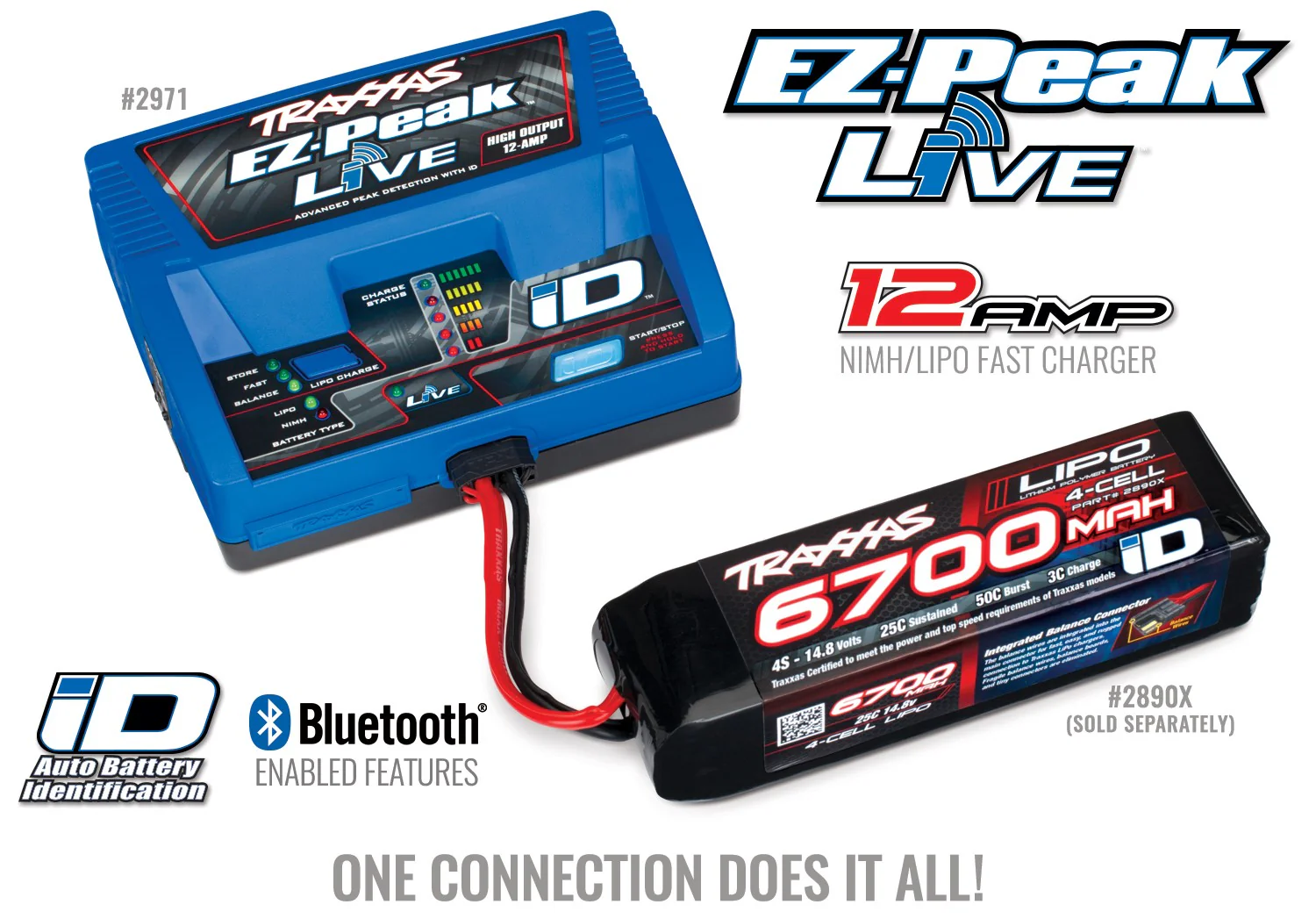 Traxxas Chargeur EZ-Peak Live iD Bluetooth 100W 2971G - Image 6