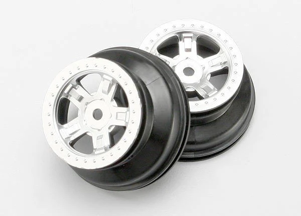 Traxxas Jantes Satin Chrome Off-road SCT (x2) 7072