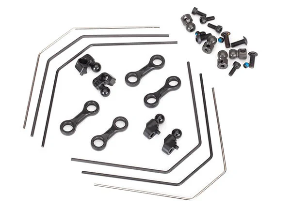 Traxxas Kit de Barre Stabilisatrice Avant et Arrière 8398