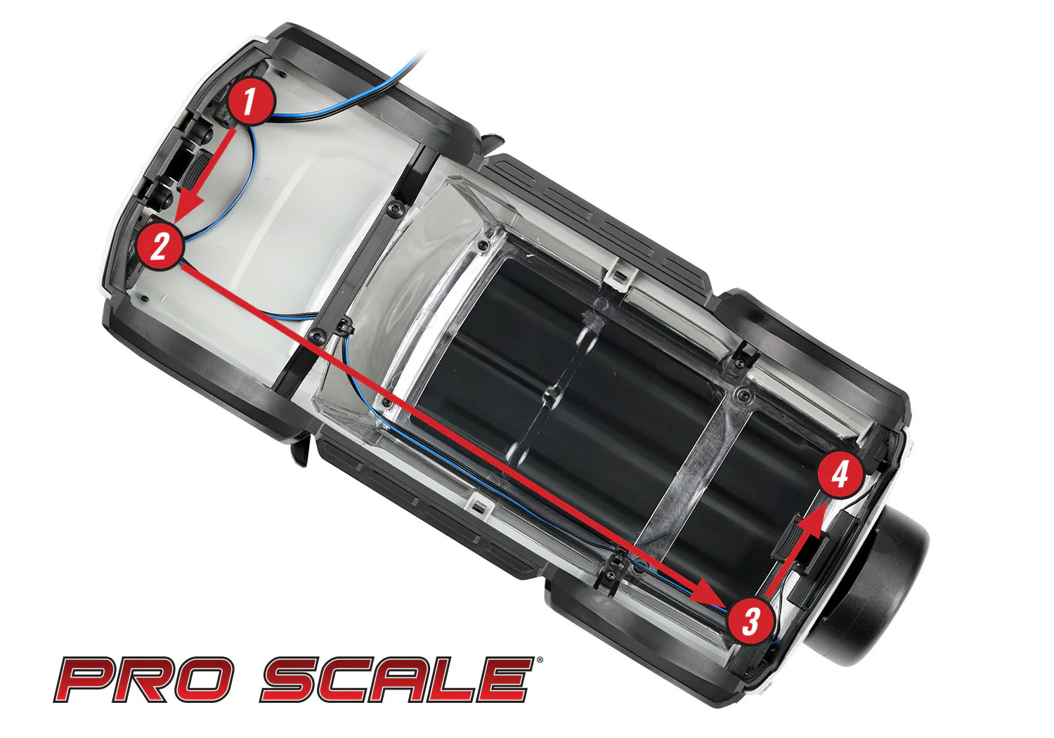 Traxxas Kit Led Pro Scale Defender TRX-4M 9784 - Image 2