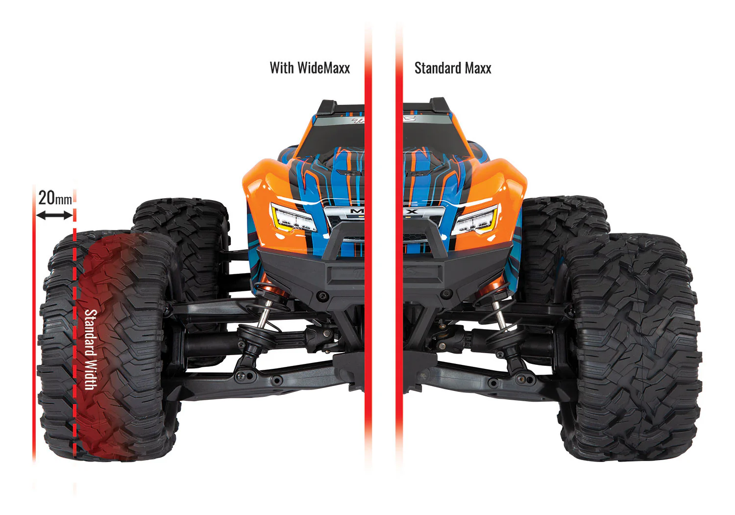 Traxxas Kit Suspension WideMaxx 8995 - Image 7