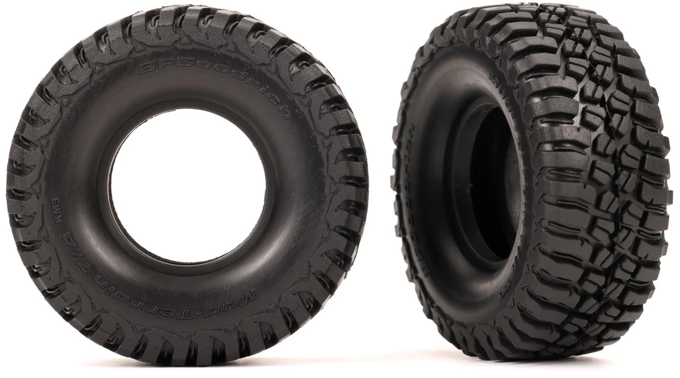 Traxxas Pneu BFGoodrich Mud-Terrain KM3 2.2x1.0" (x2) TRX-4M 9771