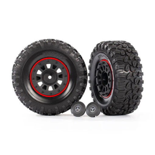 Traxxas Pneus Canyon RT 2.2 + Jantes Mercedes G63 (x2) 8874