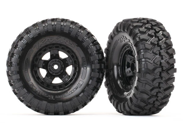 Traxxas Pneus Canyon trail + Jantes TRX4 Sport 1.9 (x2) 8179