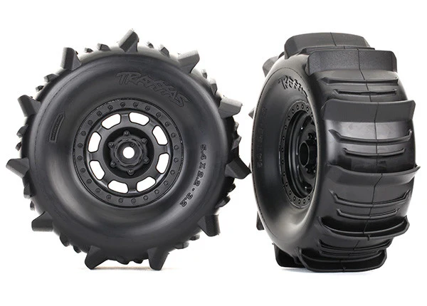 Traxxas Pneus Paddle + Jantes UDR (x2) 8475