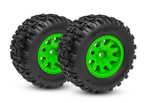 Traxxas Pneus Sledgehammer + Jantes - Avant Mini Maxx 10771 - Image 2
