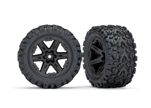 Traxxas Pneus Talon 2.8 + Jantes RXT Noir Arrière (x2) 6774