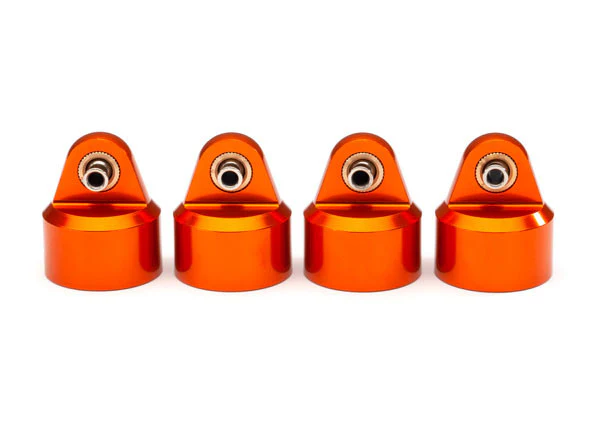 Traxxas Set Bouchon pour Amortisseur Alu Orange GT-Maxx (x4) Maxx 8964T