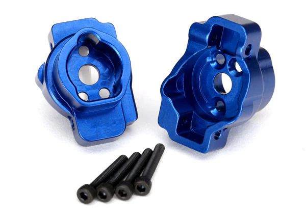 Traxxas Sortie de pont arrière Alu Bleu (x2) TRX-4 8256X