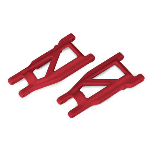 Traxxas Triangle de suspension Inférieur Renforcé Rouge (x2) 3655L