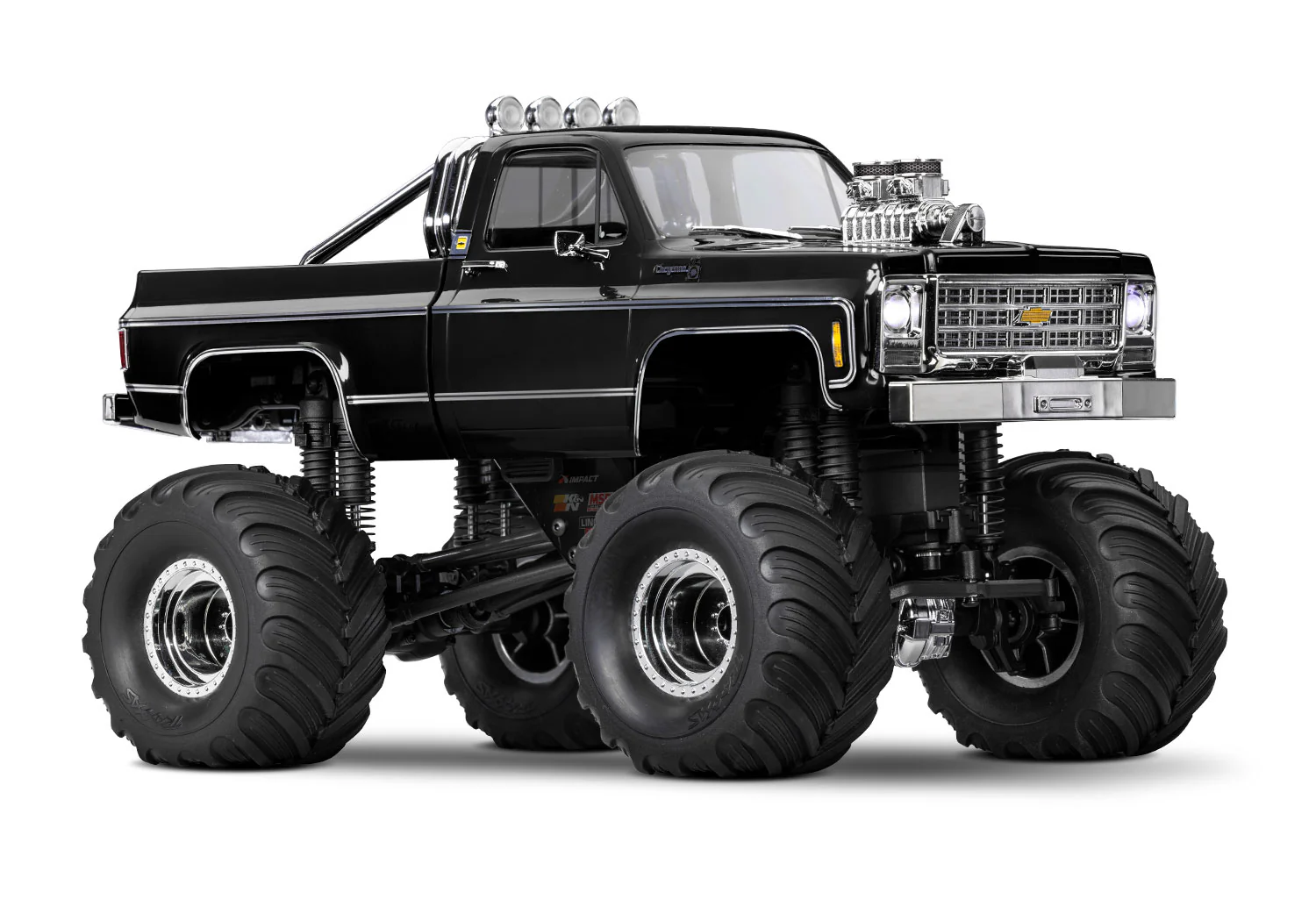 Traxxas TRX-4MT Chevrolet Cheyenne K10 Monster Truck RTR (Accu/Chargeur) 98064-1 - Image 2