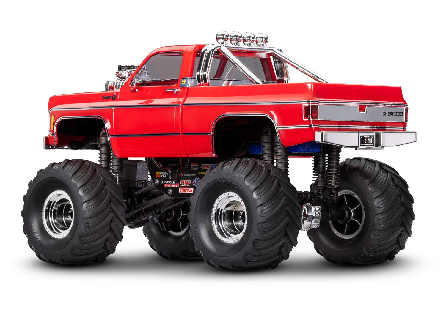 Traxxas TRX-4MT Chevrolet Cheyenne K10 Monster Truck RTR (Accu/Chargeur) 98064-1 - Image 4