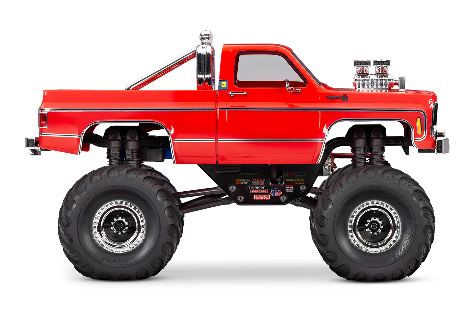 Traxxas TRX-4MT Chevrolet Cheyenne K10 Monster Truck RTR (Accu/Chargeur) 98064-1 - Image 6