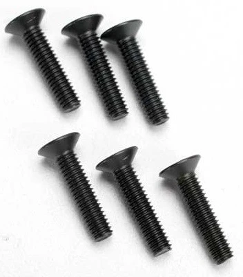 Traxxas Vis Traxxas Vis Tête fraisé 4x18mm (x6) 2547