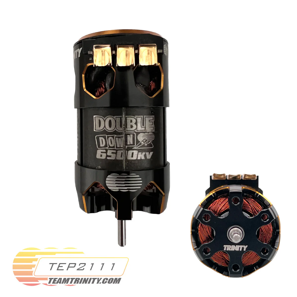 Trinity Moteur Double Down 6500kv 4 pole Sensored Drag TEP2111 - Image 2