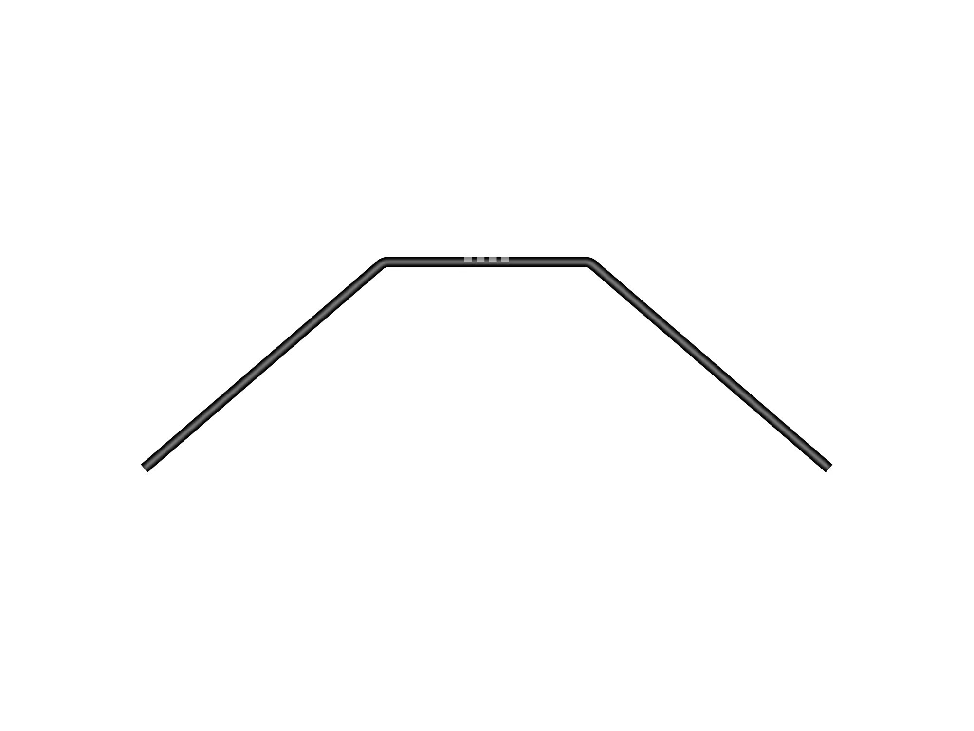 Xray Barre anti roulis Arrière courte 1.4mm XB2 2024 323494