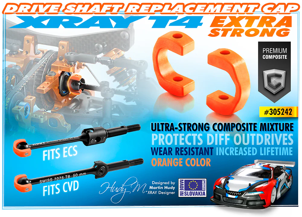 XRay Blade Orange 3.5 Pour Cardan (x4) 305242 - Image 2