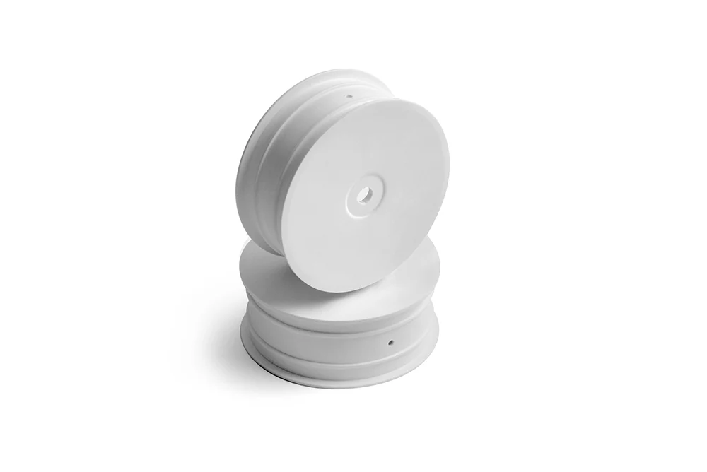 XRay Jantes Blanche Buggy 1/10 Avant Aerodisk 12mm XB2 (x2) 329910-M