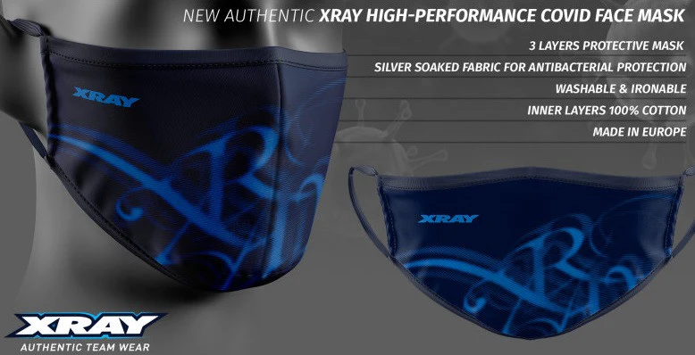 Xray Masque de Protection Bleu