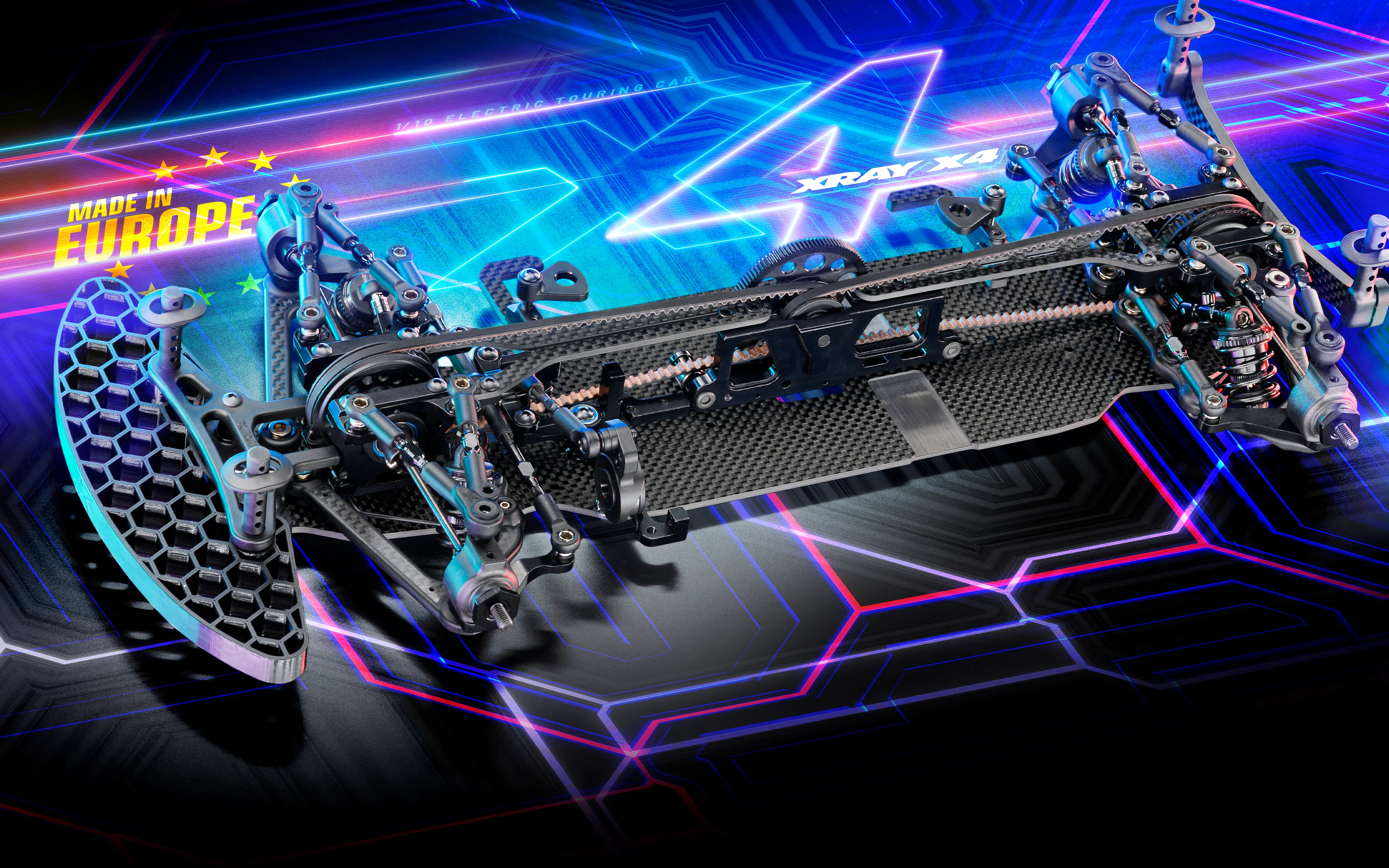 Xray X4 2025 Luxury Kit Carbone Edition 300040 - Image 4