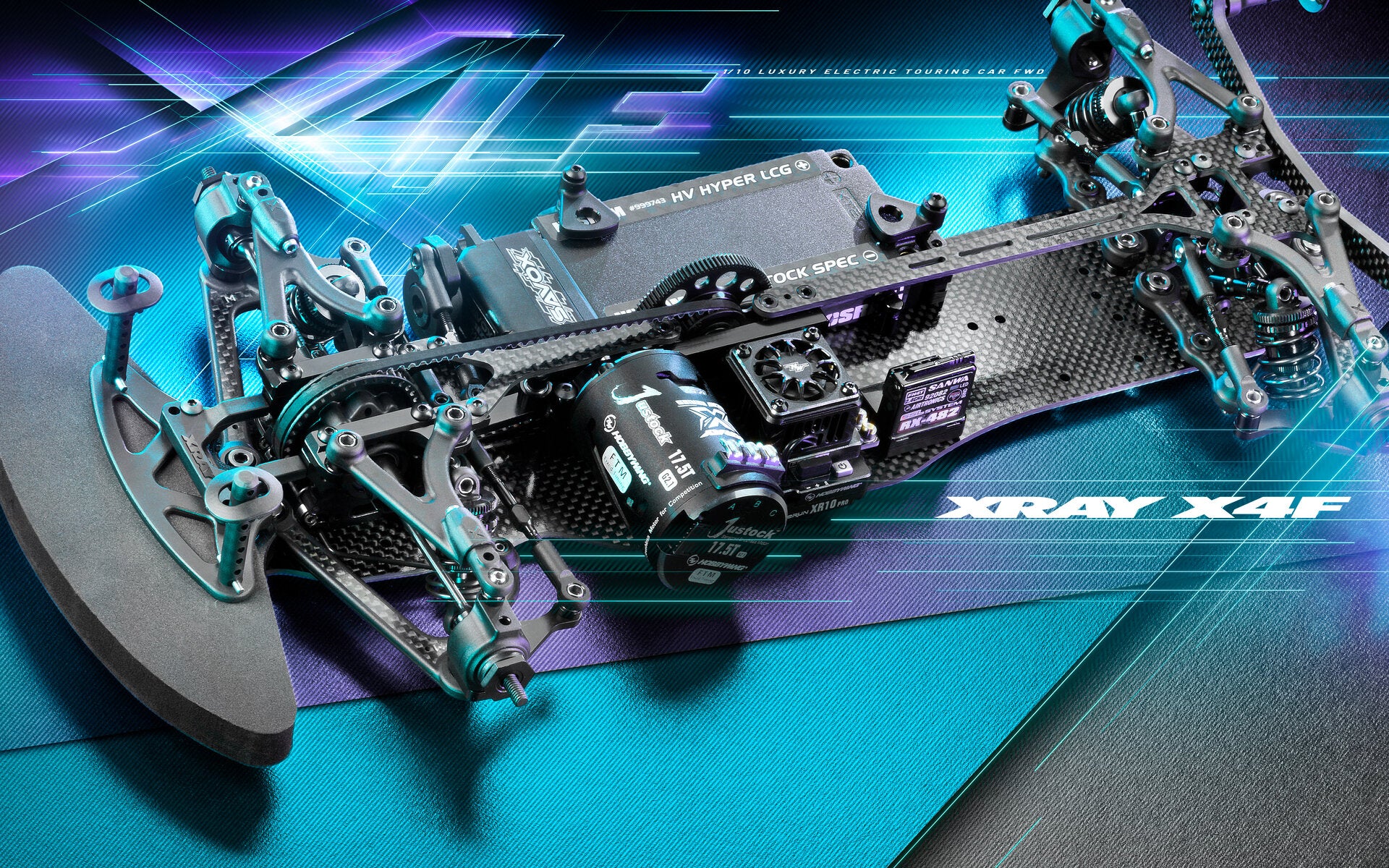 Xray X4F 2025 2WD Luxury KIT 300204 - Image 4