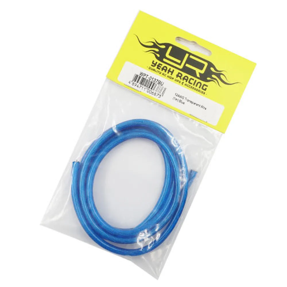 Yeah Racing Câble 12AWG Translucide Bleu 1m WPT-0137BU - Image 2