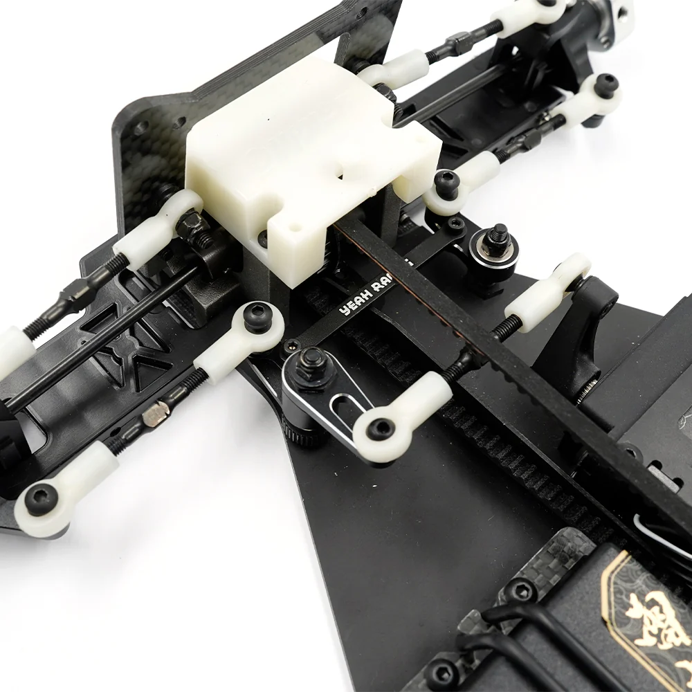 Yeah Racing Kit Conversion Performance Alu et Carbone Yokomo Super Dog Fighter YKDF-S02BK - Image 3