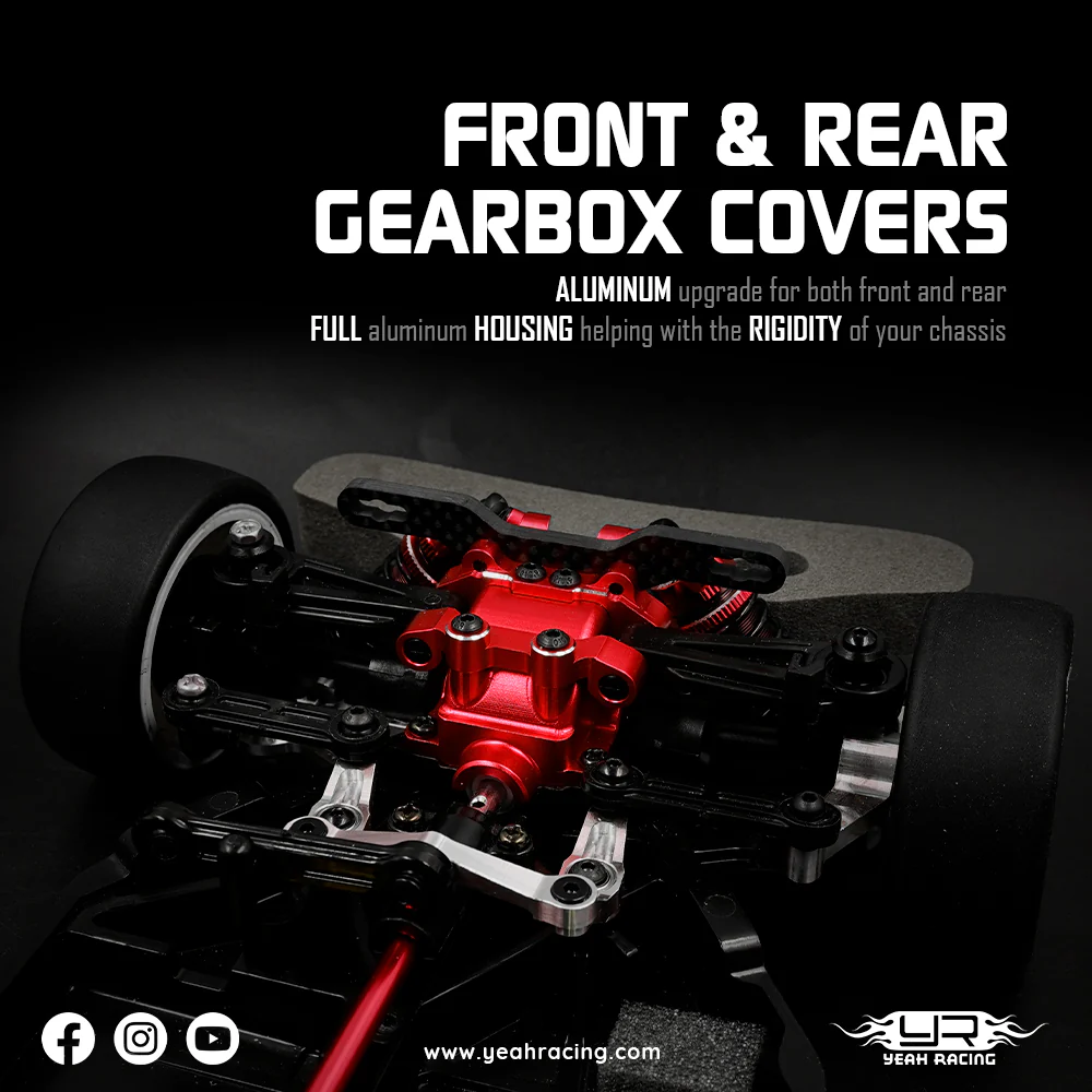 Yeah Racing Kit Conversion Performance "Damper" Tamiya Rouge TT-02 TATT-S07RD - Image 4