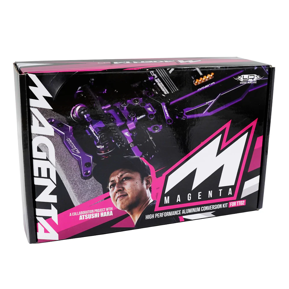 Yeah Racing Kit de conversion Violet Atushi Hara Tamiya TT-02 MGT-0001 - Image 14