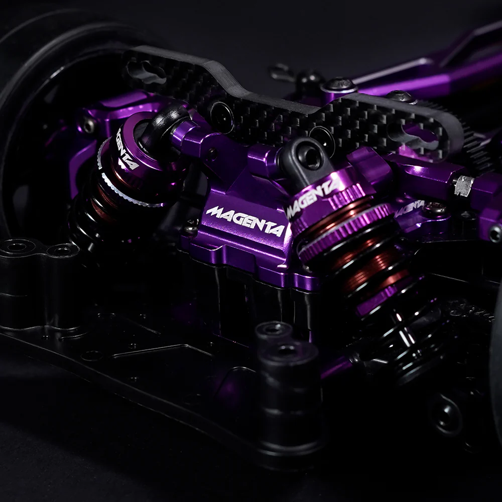 Yeah Racing Kit de conversion Violet Atushi Hara Tamiya TT-02 MGT-0001 - Image 4