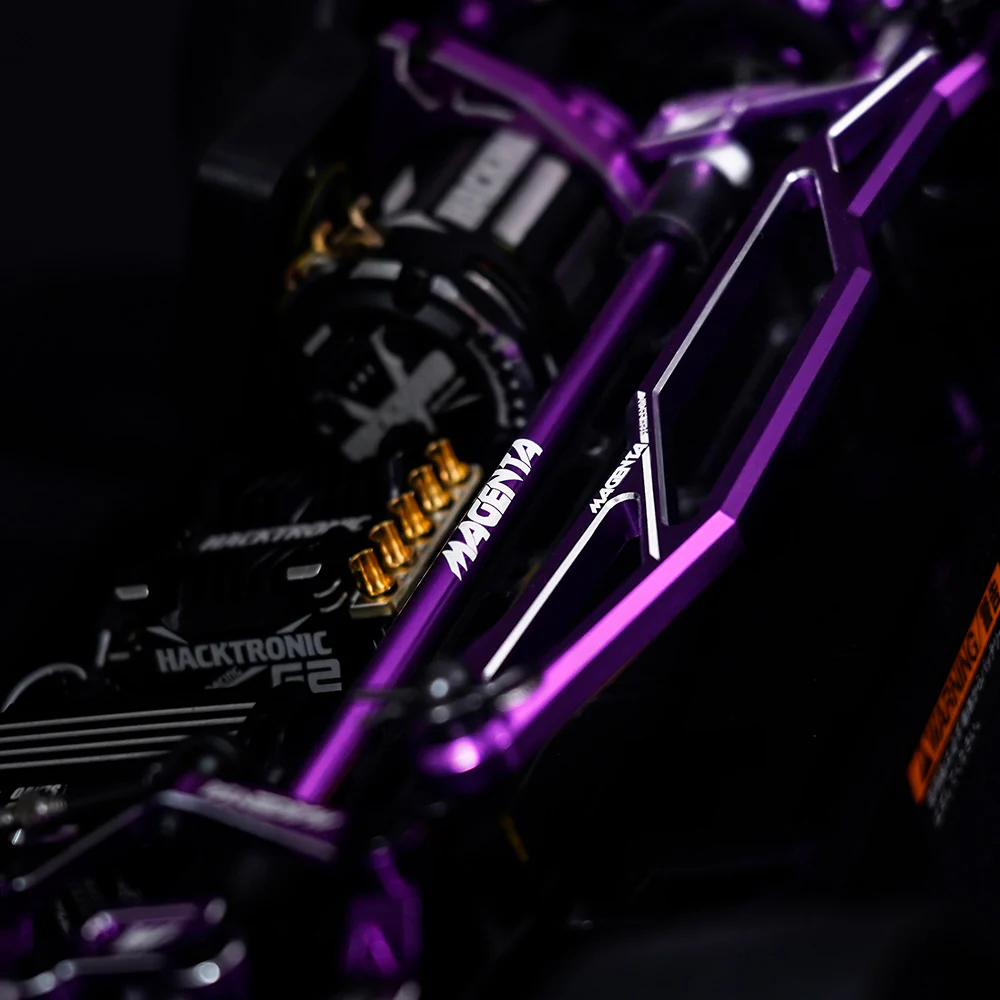 Yeah Racing Kit de conversion Violet Atushi Hara Tamiya TT-02 MGT-0001 - Image 5