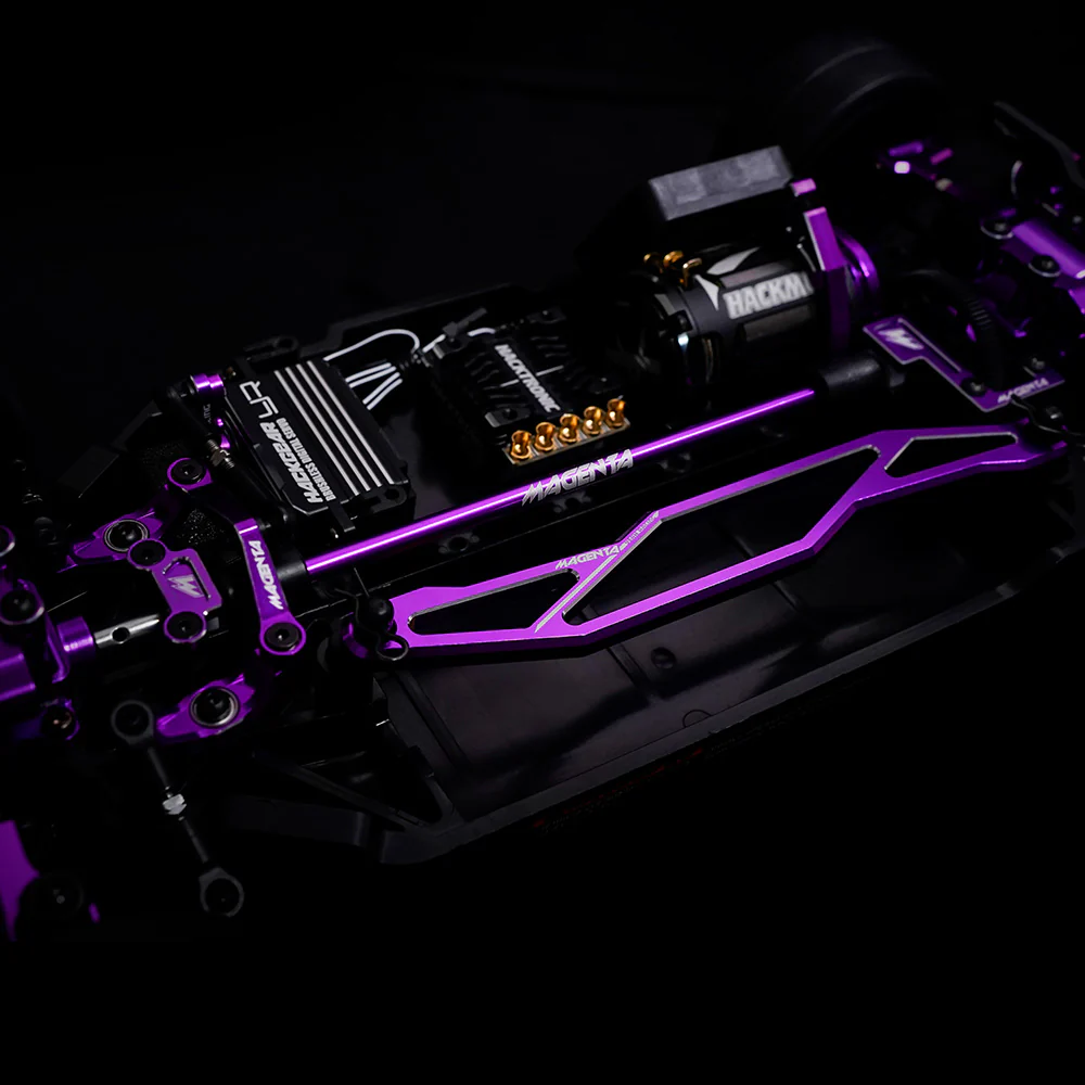 Yeah Racing Kit de conversion Violet Atushi Hara Tamiya TT-02 MGT-0001 - Image 7