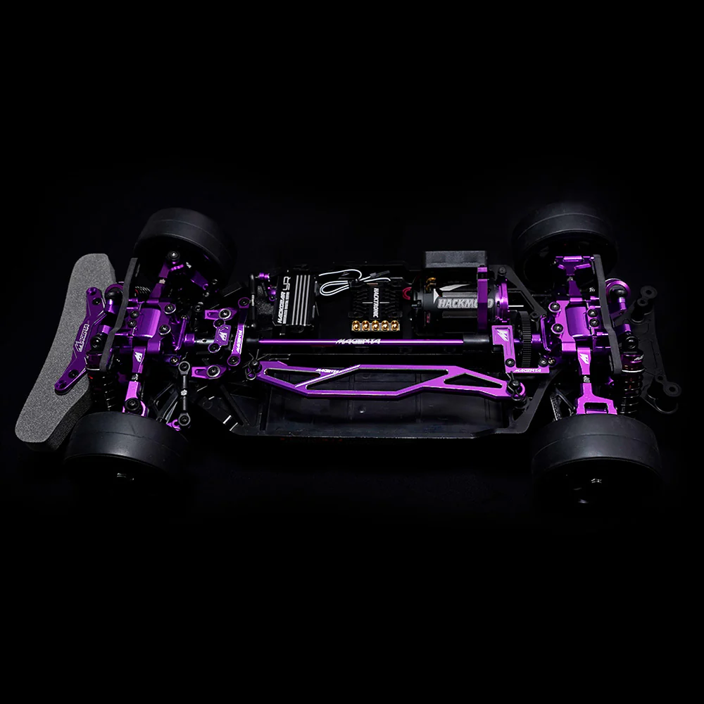 Yeah Racing Kit de conversion Violet Atushi Hara Tamiya TT-02 MGT-0001 - Image 8