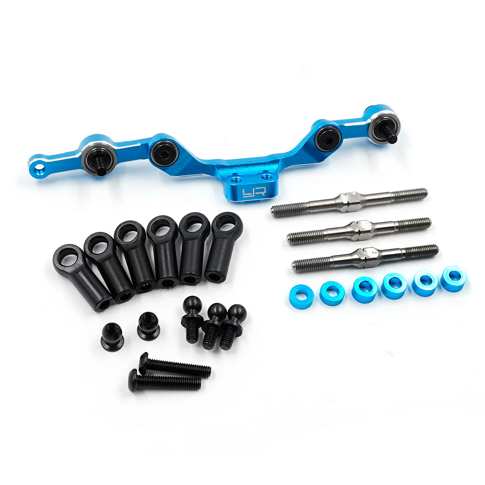 Yeah Racing Kit Renvoi de Direction Alu TT-02 SRX TATT-087BU