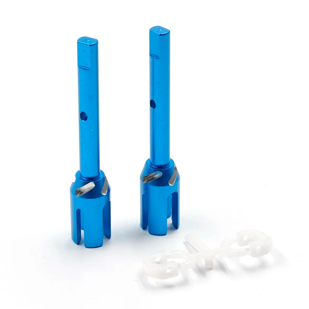 Yeah Racing Noix de cardan central Alu bleu (2Pcs) TT-02 TATT-088BU