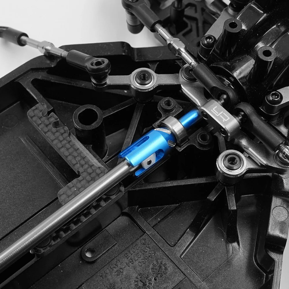Yeah Racing Noix de cardan central Alu bleu (2Pcs) TT-02 TATT-088BU - Image 3