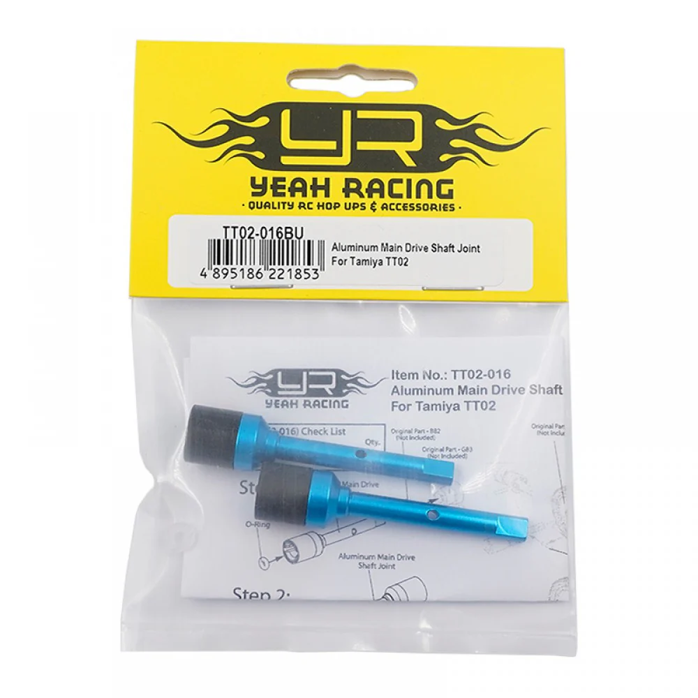 Yeah Racing Noix de Cardan Centrale (x2) Tamiya TT-02 TT02-016BU - Image 2