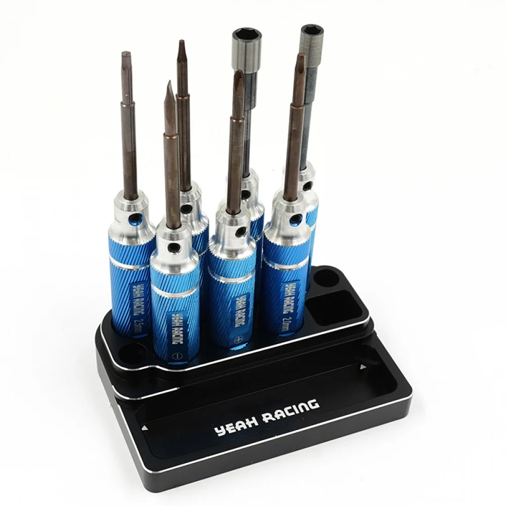 Yeah Racing Set outils + Réglage + Support Alu Kyosho Mini-Z  YT-0254BK - Image 2