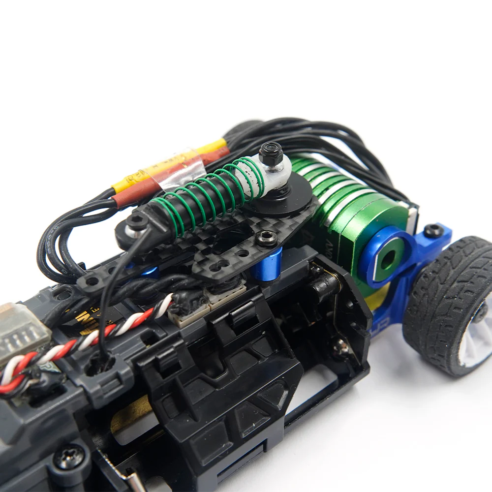 Yeah Racing Set Suspension Arrière Carbone Kyosho Mini-Z MR04 KYMR-010BK - Image 2