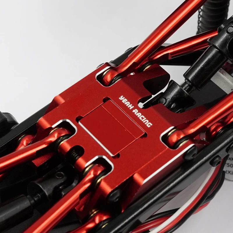 Yeah Racing Skid Plate alu rouge TRX4-M TR4M-019RD - Image 3