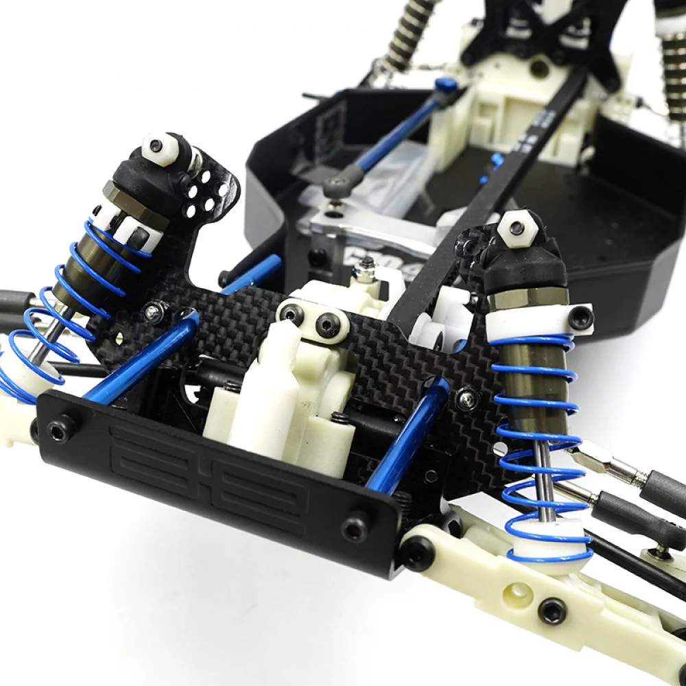 Yeah Racing Support amortisseurs carbone (2Pcs) RC10 4WD TARC-025BK - Image 2