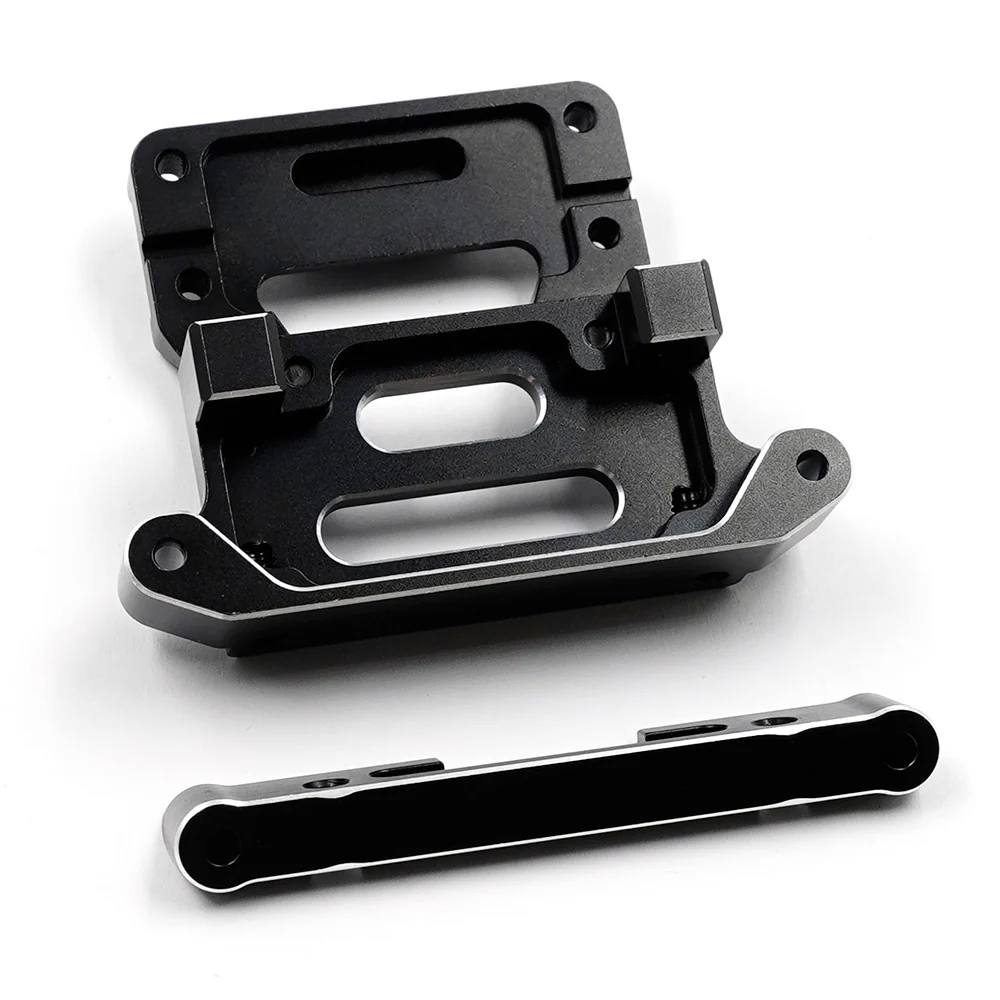 Yeah Racing Support Amortisseurs et triangles arrière Alu Noir Ultima KYUT-008BK - Image 2