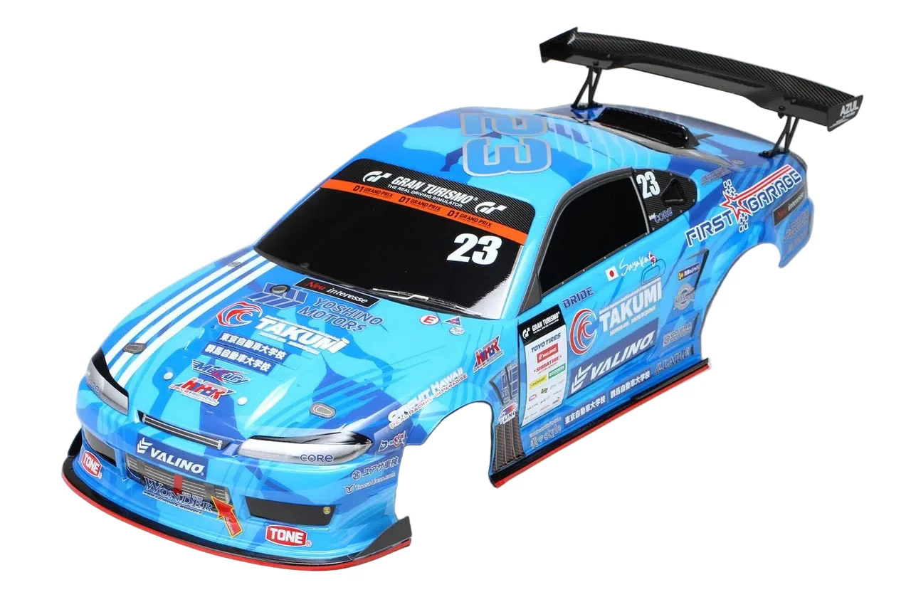 Yokomo Carrosserie S15 MERCURY SAYAKA Peinte et découpé SD-MS15BLB
