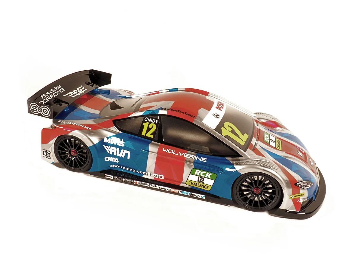ZooRacing Carrosserie Wolverine MAX Regular 0.7mm 190mm ZR-0015-07 - Image 2